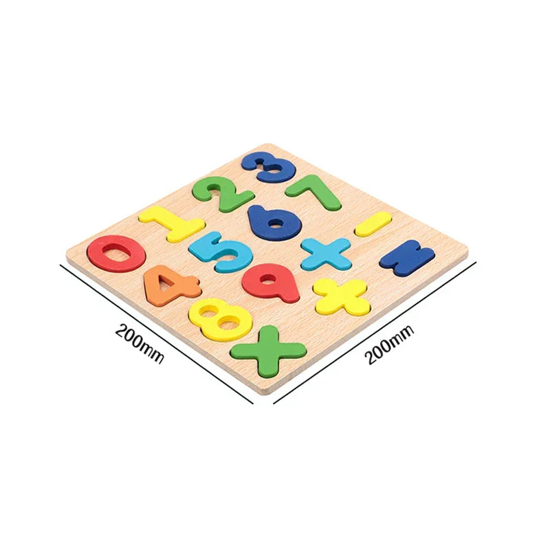 Wooden Learning Puzzle Board