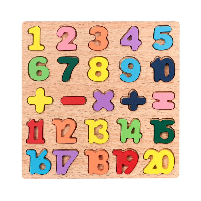 Wooden Learning Puzzle Board