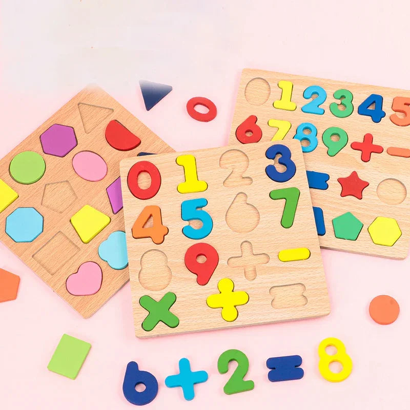 Wooden Learning Puzzle Board