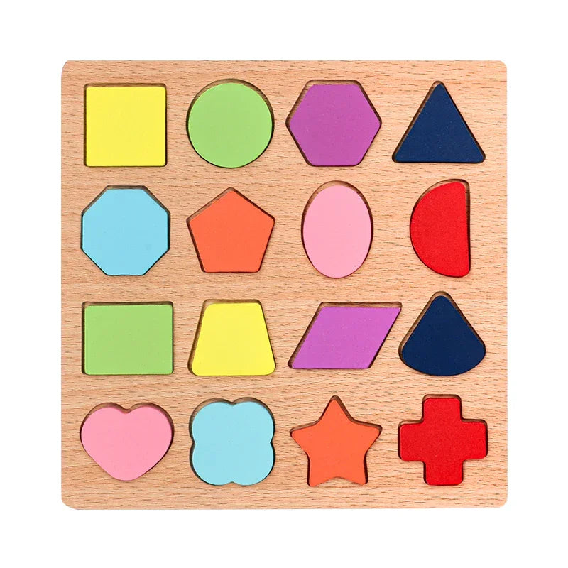 Wooden Learning Puzzle Board
