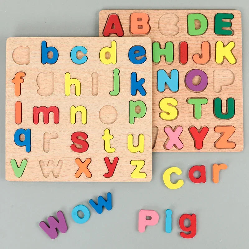 Wooden Learning Puzzle Board